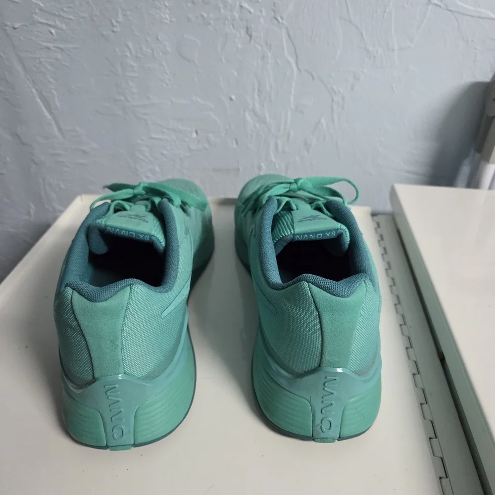Reebok Women's Nano X4 Turquoise Sneakers - Picture 4 of 7